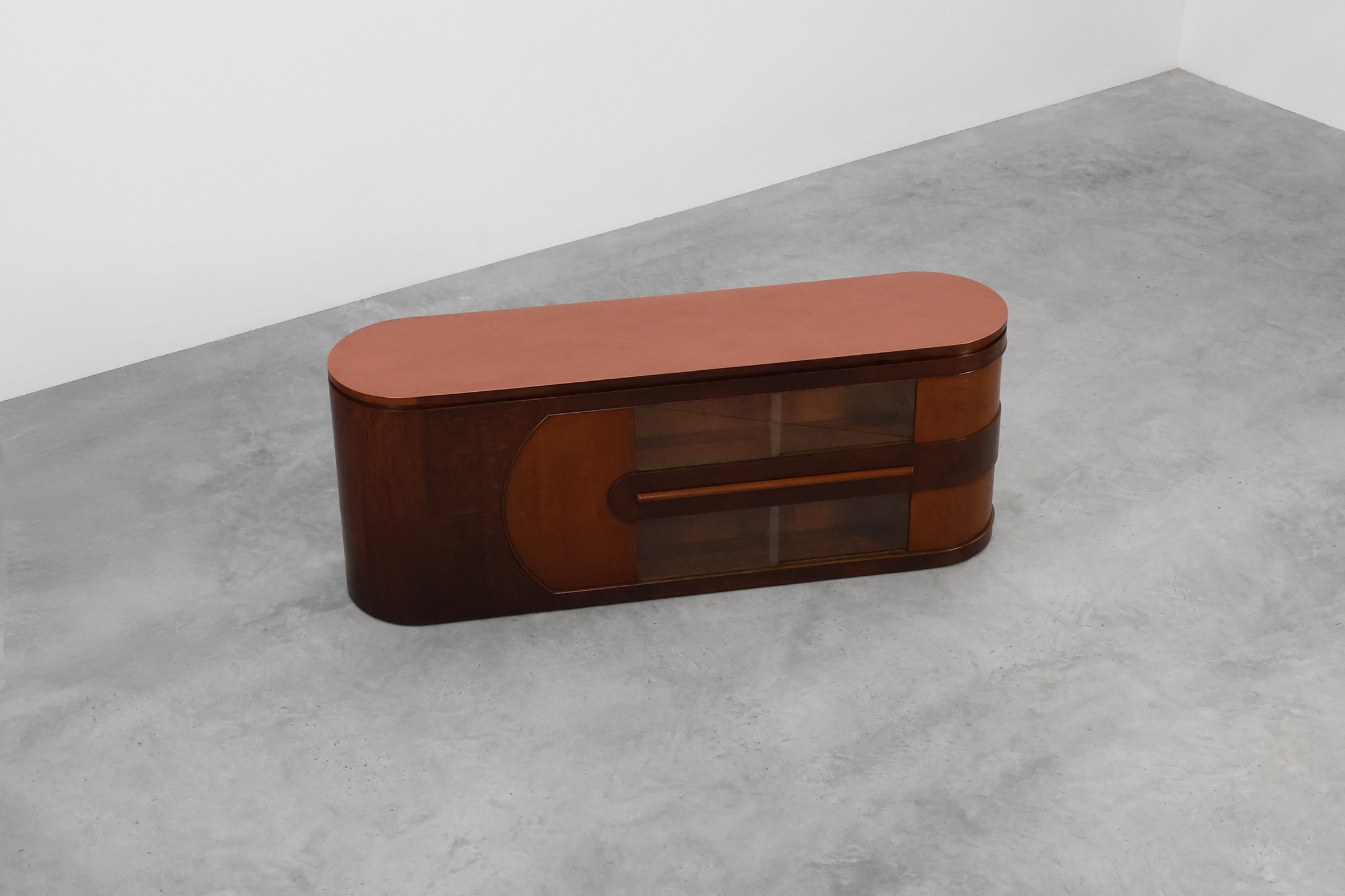 Monumental Art Deco Counter Attributed to De Coene, Belgium 1920sthumbnail